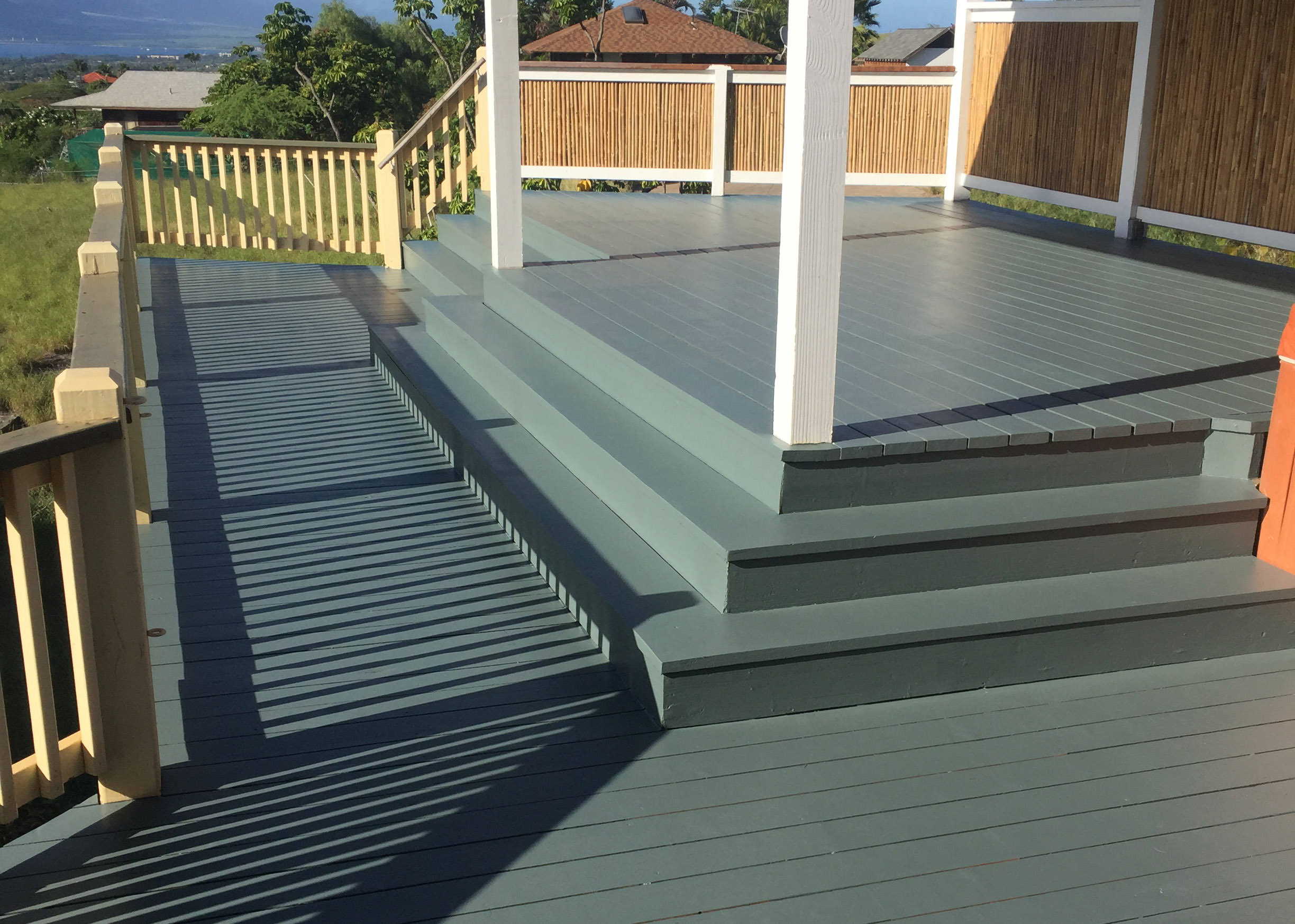 Restored raised deck in Residence in Kihei Maui