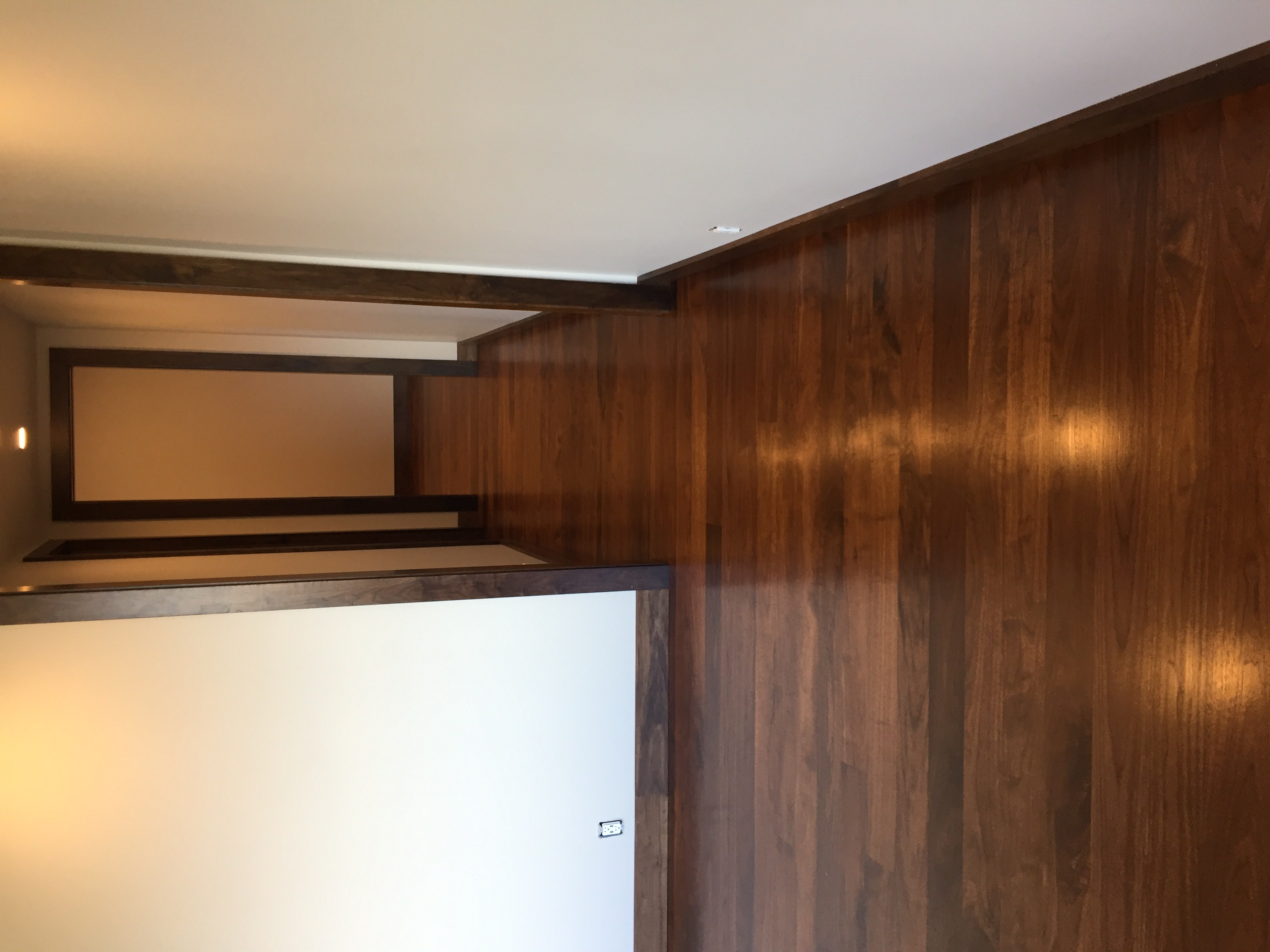 Walnut Hardwood Hallway